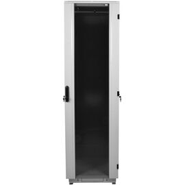  Шкаф коммутационный ЦМО ШТК-М-42.6.8-1ААА-9005 напольный 42U 600x800мм пер.дв.стекл задн.дв.стал.лист 2 бок.пан. 550кг черный 