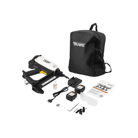  Пистолет гвоздезабивной Kranz GN100 (KR-16-1655) газовый монтажный 100Дж, длина гвоздей 15-40мм, диаметр 2,7-3мм 