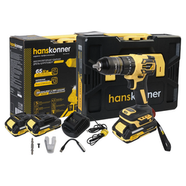  Аккумуляторная дрель-шуруповерт Hanskonner HCD2065BLIC 