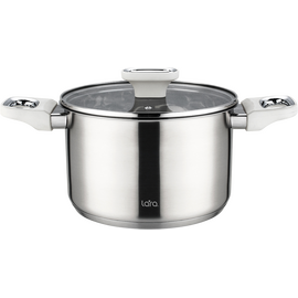  Кастрюля LARA LR02-259 Флора нерж 