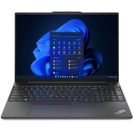  Ноутбук LenovoThinkPad E16 G2 (21M5S0J500) 16" (1920x1200) IPS, Ryzen 5 7535HS, 16GB DDR5,512GB SSD, AMD Radeon, FHD Cam, RTL8852BE,FPR,3 Cell 47Whr 