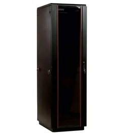  Шкаф коммутационный ЦМО ШТК-М-42.8.8-1ААА-9005 напольный 42U 800x800мм пер.дв.стекл задн.дв.стал.лист 2 бок.пан. 500кг черный 655мм 123.39кг 180град 