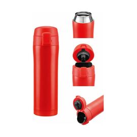  Термокружка LAIMA 608081 470мл из нерж SUS304, бургундский красный матовый 