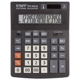  Калькулятор настольный STAFF Plus STF-333 16 разрядов 