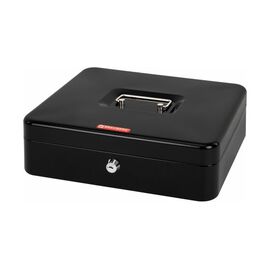  Ящик для денег BRAUBERG 291348 90х240х300мм, ключевой замок, черный 