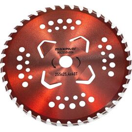  Диск Maxpiler MX25504004 твердосплавный 40 зуб для триммера (4 доп лезв предотвр наматыв сена,густ зарослей) 