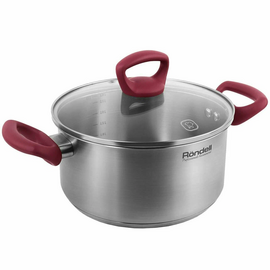  Кастрюля Rondell Heidi RDS-1113 2.8л. d=20см (с крышкой) стальной 