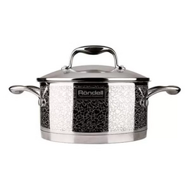  Кастрюля Rondell Vintage RDS-344 5л. d=24см (с крышкой) стальной 