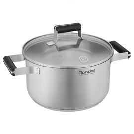  Кастрюля Rondell Bayoneta RDS-1808 5.1л. d=24см (с крышкой) стальной 