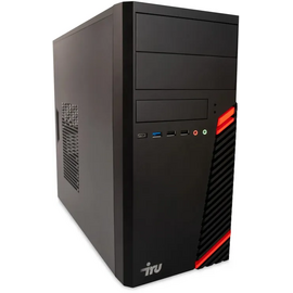  ПК IRU Planio 310H6SM (2162845) MT i3 12100F (3.3) 8Gb SSD256Gb GT610 2Gb без ОС GbitEth 400W черный (RUS) 