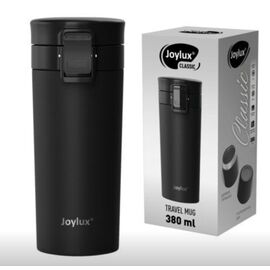  Термокружка JOYLUX Classic 700270 нерж, 380мл черный матовый 