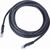  Патч-корд UTP5e, 1 м, литой, многожильный, биметалл CCA, 26AWG, PVC, чёрный CABLEXPERT PP12-1M/BK 