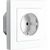  Умная розетка AQARA Wall Outlet H2 EU WP-P01D белый 