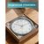  Настенные часы Perfeo "PF-WC-002"(С2), круглые д. 25 см, чёрный корпус / белый циферблат, (Арт. PF_C3062) 