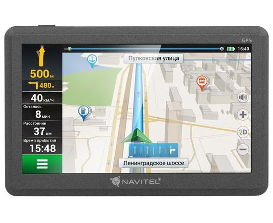 Навигатор GPS Navitel C500, карта РФ, LCD 5.0" 480x272 Touch/CPU MSB2531А 800 MHz/RAM 128Mb/ROM 4Gb/microSD (до 32ГБ)/microUSB/Li-Ion 950 mAh/WindowsCE 6.0/ПО Навител 