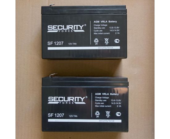  АКБ для ИБП Security Force SF 1207 (12V, 7Ah / 12В, 7Ач) 