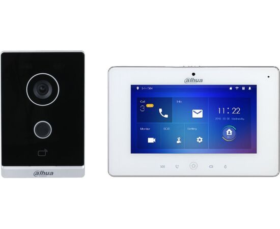 Комбинированный домофон Dahua DHI-KTW01 белый 