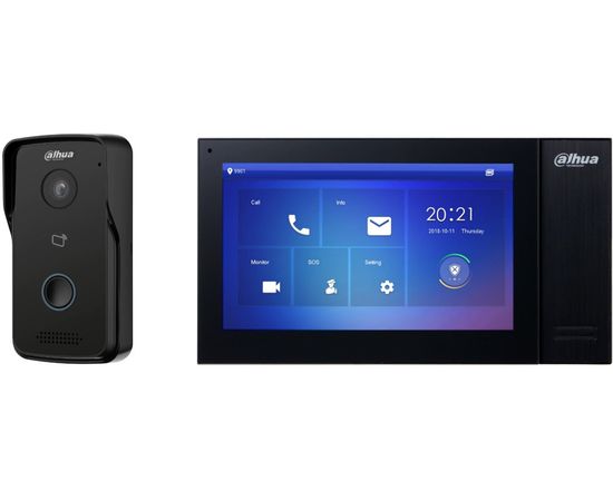  Комбинированный домофон Dahua DHI-KTP02 черный 