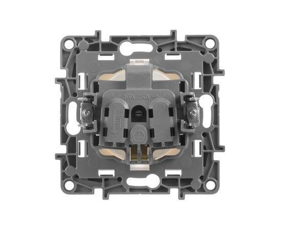  Розетка силовая Legrand Etika (672221) скрыт. зазем. IP21 белый 