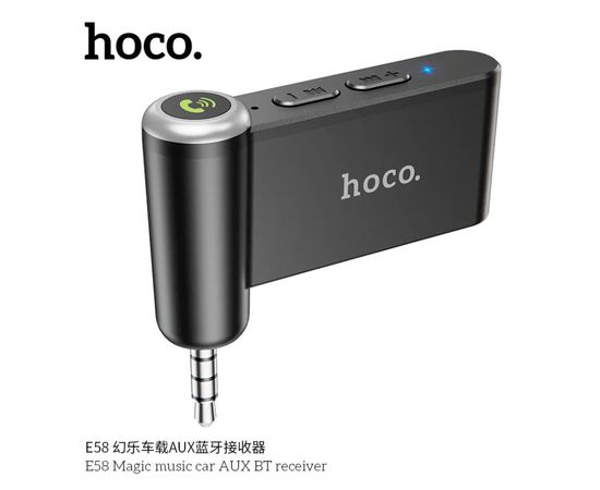  АЗУ Bluetooth FM-Трансмиттер HOCO E58 Dawn sound AUX (черный) 