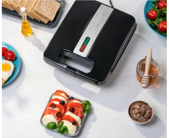  Сандвич мейкер ZELMER ZSM7400 черная 1400 Вт 