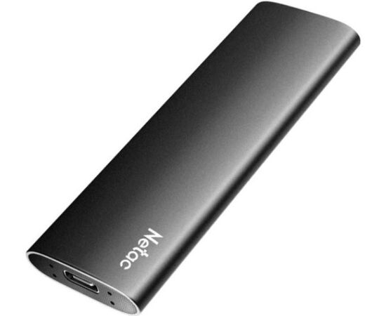  SSD Netac Z Slim (NT01ZSLIM-002T-32BK) Black 2TB USB 3.2 Gen 2 Type-C External SSD, R/W up to 550MB/480MB/s 
