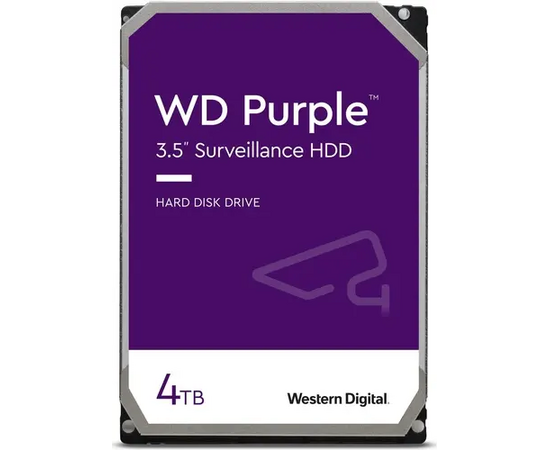  HDD WD Purple (WD43PURZ) 4TB Serial ATA III, 5400- rpm, 256Mb, 3.5" 