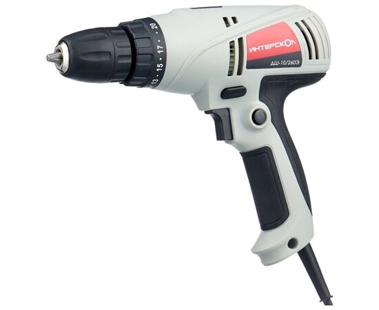  Дрель-шуруповерт Интерскол ДШ-10/260Э 