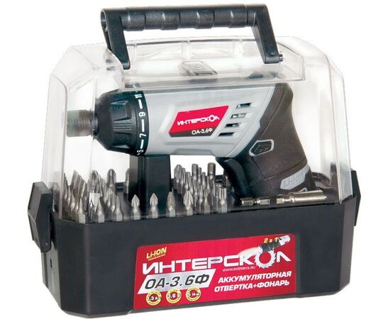  Аккумуляторная отвертка 3.6V 433.0.1.00 INTERSKOL 