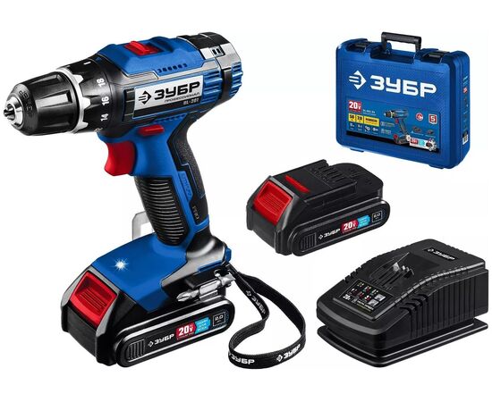  Дрель-шуруповерт ЗУБР DL-201-22 