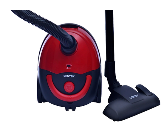  Пылесос Centek СТ-2518 (красн/черн) 1800/350Вт. 1.5 л тканевый мешок 