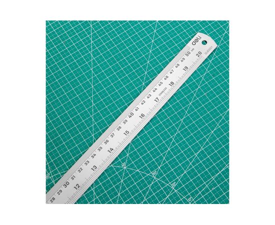  Линейка стальная Deli DL8050Y 500мм 