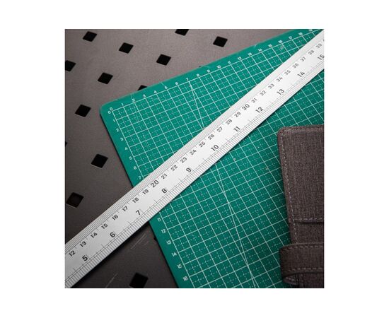  Линейка стальная Deli DL8050Y 500мм 