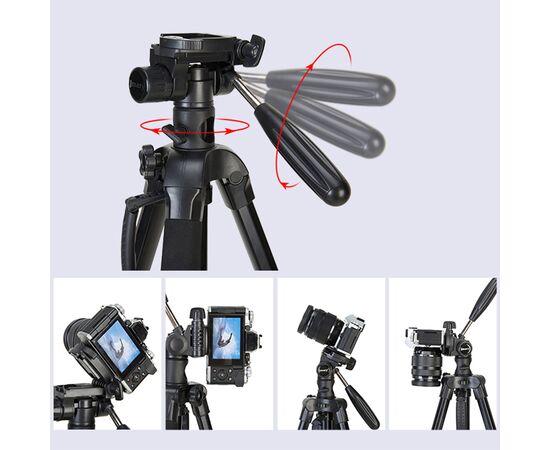  Штатив-трипод/монопод JMARY KP-2274, напольный, 54 - 167 см, черный 