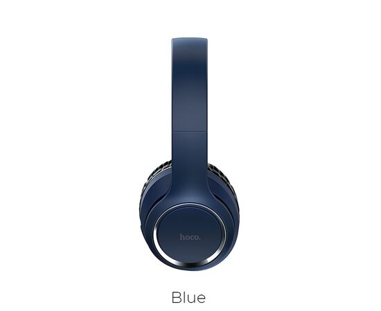  Наушники полноразмерные bluetooth HOCO W28 Journeyl (синий) 