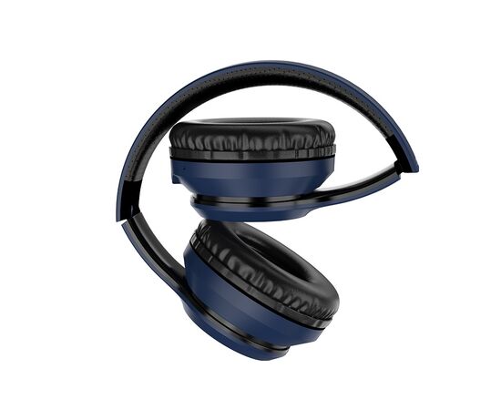  Наушники полноразмерные bluetooth HOCO W28 Journeyl (синий) 