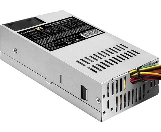  Блок питания Exegate F400AS EX292233RUS 400W (Flex ATX, for ITX case, APFC, КПД 80 (80 PLUS), 4cm fan, 24pin, 4pin, 3xSATA, 2xIDE) 