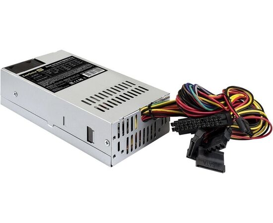  Блок питания Exegate F400AS EX292233RUS 400W (Flex ATX, for ITX case, APFC, КПД 80 (80 PLUS), 4cm fan, 24pin, 4pin, 3xSATA, 2xIDE) 