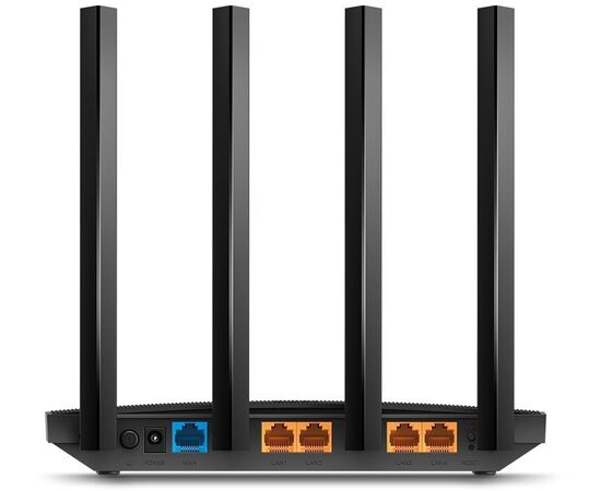  TP-LINK Archer C80, Dual Band, Wi-Fi 5, AC1900, 2.4/5ГГц, 4 LAN, черный 