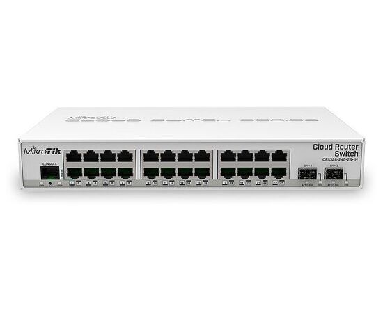  Маршрутизатор Mikrotik 24PORT 1000M CRS326-24G-2S+IN 