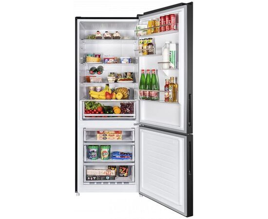  Холодильник Maunfeld MFF1857NFSB черный 