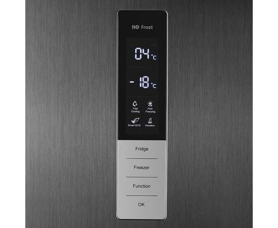  Холодильник Maunfeld MFF1857NFSB черный 