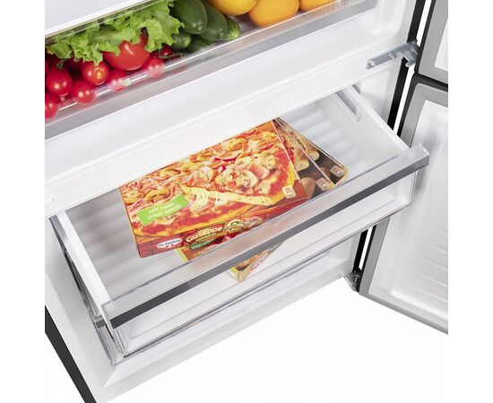  Холодильник Maunfeld MFF1857NFSB черный 