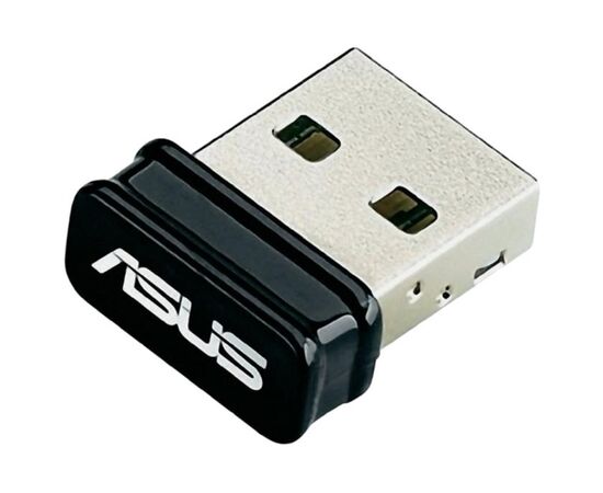  ASUS USB-N10 Nano, Wi-Fi USB Адаптер, 150Mbps, 2.4GHz, 802.11bgn, USB2.0, 2x int Antenna 