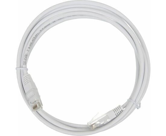  Патч-корд медный Lanmaster UTP TWT-45-45-2.0-WH белый вилка RJ-45-вилка RJ-45 кат.5е 2м ПВХ (1шт) 