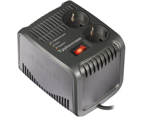  Стабилизатор напряжения AVR Typhoon 1000 320 Вт, 2 розетки (99033) 