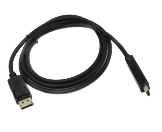  Кабель ExeGate DisplayPort-HDMI EX-CC-DP-HDMI-1.8 (20M/19M, 1,8м, экран) 