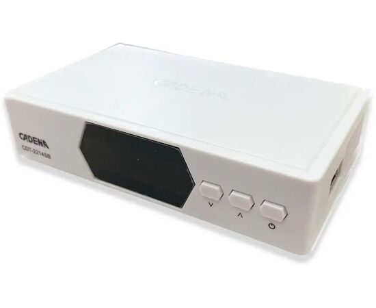  Ресивер DVB-T2 Cadena CDT-2214SB белый 