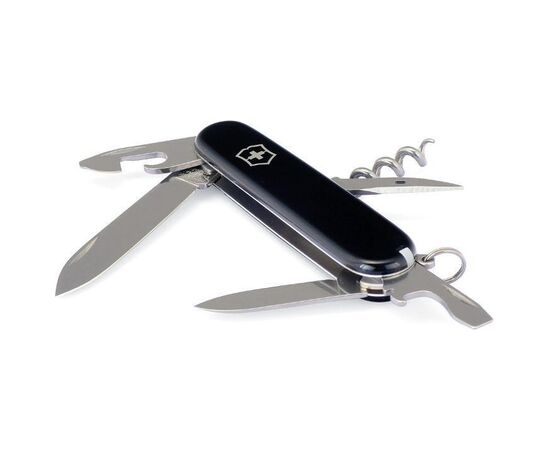  Нож перочинный Victorinox Spartan (1.3603.3B1) 91мм 12функций черный блистер 