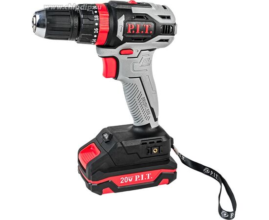  Дрель аккумуляторная ударная P.I.T. PSB 20H-10B 